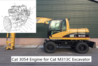 Cat 313 Excavator engine for sale